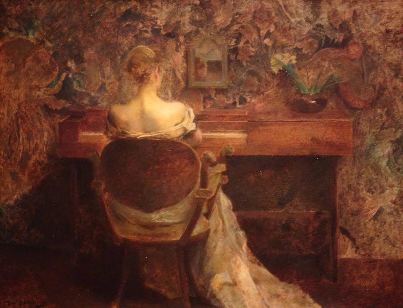 Thomas Dewing The Spinet France oil painting art